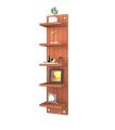 Set of 4 New Flat Delightful Wall Mounted Book Shelf, wooden shelves, Storage Shelves. 