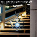 Solar wind chime light household solar gift light Villa courtyard lighting RGB chandelier. 