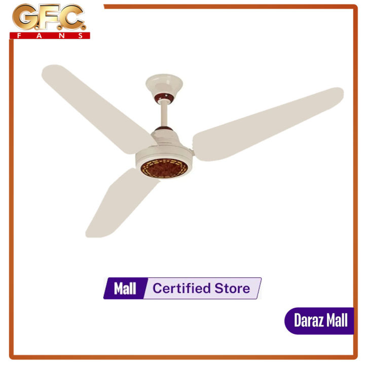GFC 30 Watt Ceiling Fan 56 Inch Iconic Model High quality paint for superior finishing Energy Efficient Electrical Steel Sheet and 99.9% Pure Copper Wire Brand Warranty