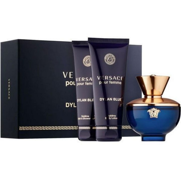 VERSACE DYLAN BLUE WOMEN GIFT SET - VERSACE - SET PERFUME
