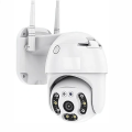 Dexter Q8 Outdoor IP Wifi Camera1080P Outdoor IP Wifi Camera Wireless V380 Pro CCTV - 2mp HD IP Camera with Motion Detection, Colored Night Vision. 