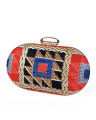 Handmade Turkish Hand Clutch Purses For Girls Premium Quality Clutches For Women New Trendy Clutches For Girls Wedding Fashionable Women Purses Hand Bag For Girls Oval Shaped Wedding Clutch With Long Chain & Shoulder Bags For Girls. 