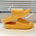 Summer Beach Woman Fashion EVA Slippers Solid Color Sandals Soft Home Indoor Non Slip Bathroom Shoes. 