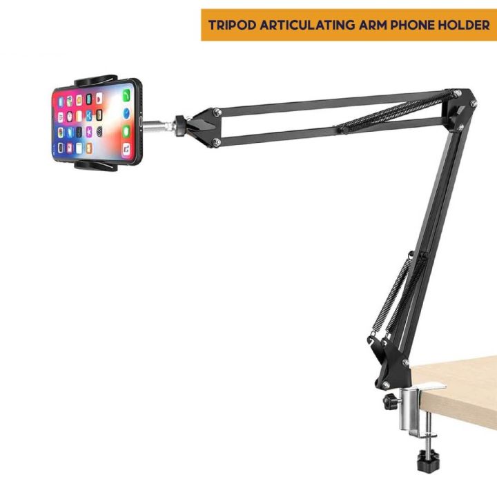 Overhead%20Video%20Stand%20Articulating%20Arm%20Flexible%20Cell%20Phone%20Holder%20Mount%20Stand%20Arm%20for%20Desk%20Table%20Video%20Stand%20for%20Video%20Filming%20Livestream%20Flat%20Photography%20Videography%20Tripod%20-%20Image%202