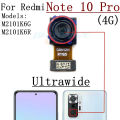 Front Rear Camera For Xiaomi Redmi Note10 Note 10 Pro 10Pro Big Main Backside View Wide Back Camera Phone Flex Cable. 
