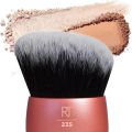 RT Foundation Makeup Blender Kabuki Brush For Face or Body Makeup Works With Liquid or Cream Foundation Dense Synthetic Bristles. 