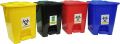 Bio hazard bin ( Dustbin) 15 litr with pedal good quality  material  each Color red Yalow blue greens available. 
