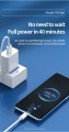 66 Watt USB to Type C Cable - 100% Original USB A to USB C 6amp Super Fast Turbo Charging Cord Compatible with all Android Mobile Phones Charging & Data Transfer Cable | Type-C High Speed Data Cable White Fast Charging Cable Support Up to 120W Charger. 
