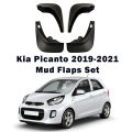 Kia Picanto 2019-2021 Mud Flap Set of 4 Pieces - Splash Guard. 