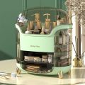 Portable Light Luxury Multi-Function Makeup Box  Dustproof Cosmetic Organizer with Lid  Skincare, Jewelry & Accessories Storage Case for Home & Travel. 