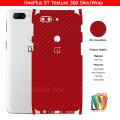 OnePlus 5T Skin / Wrap 360 Protection Carbon fiber/ Matte/ Transparent/ Leather Back And Sides Included Camera Skin. 