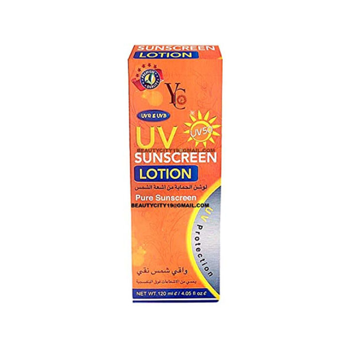 YC UV Sunscreen Lotion 120ml