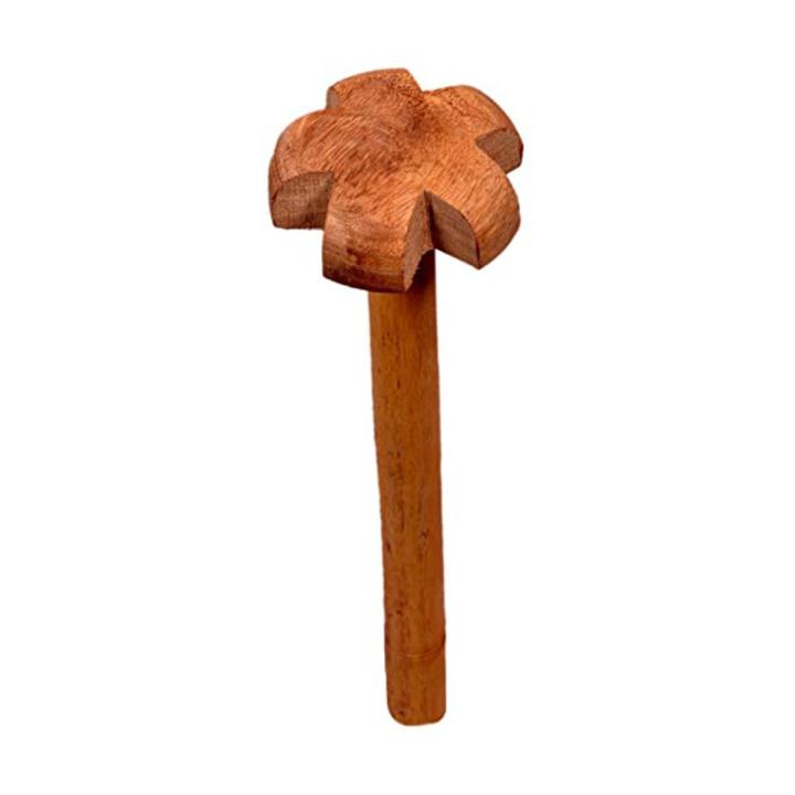 Wooden Madhani Milk Curdler is made from seasoned wood .Wooden handi crafted whisk beater, mathani , churner, ravi or ravai.