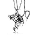 viking Wolf pendent necklace jewelry Viking Animal Necklace for men. 