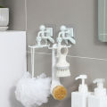 Kitchen Hook Rack Wall-mounted Bathroom Ceiling Rack Household Punch-free Storage Traceless Sticky Hook Kitchen Accessories. 