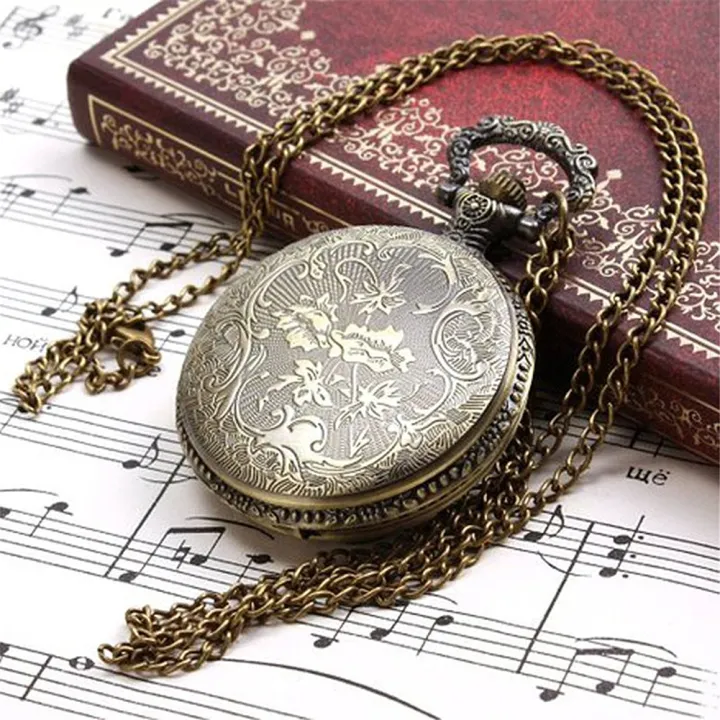 Unisex%20Antique%20Case%20Vintage%20Brass%20Rib%20Chain%20Train%20Pattern%20Quartz%20Pocket%20Watch%20-%20Image%203