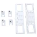 2 Sets Universal Toilet Seat Fixing Screws Toilet Lid Screws Part Plug-In Boards Top Mounted Toilet Cover Screw Accessories. 