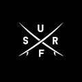 Cool Black/White Surf Sticker Creative Vinyl Car Styling Accessories Auto Car Window Bumper Decal. 