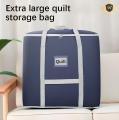 Super Large Capacity Storage Bags Clothes Blankets Closet Organizer Moving Tote Bag Zipper Durable Handbag Luggage Pack 23x19x23. 