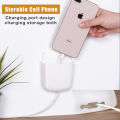 Multi function Wall-Mounted Mobile Phone Plug Holder U Shape Mobile Holder. 