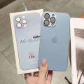 AG Glass Lens Film Phone Case For iPhone 12 pro Max 13 Pro 13 pro Max 14 Pro Max. 