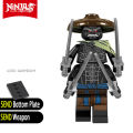 Legoing building Ninja block Jay Zen chi Lloyd Cole Nya Harumi Garmadon compatible legoing ninja movie mini robot toy for kids. 