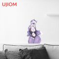 UJIOM for Furry Big Tits Wolf Female Wall Stickers Bedroom Waterproof Decals Living Room Trunk Wardrobe Bathroom Stickers. 