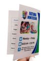 School Fee Card with Custom Design | 6-Color Glossy Print | 200 Gram Paper | 50 Card Pack. 