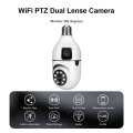 GSS E27 Dual Lens Wifi Camera - Wifi Smart Camera - CCTV Camera Wifi - Home Security Camera - Smart Camera Wifi - CCTV Wifi - Security Camera For Home Wifi - Camera CCTV - Security Camera - Security Camera For Home. 