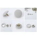 120Pcs DIY Roof Lining Repair Kit Fix Sagging Headliner Pin Buckle Screw No Glue for Truck/Car Screw Ceiling Repair Gray. 