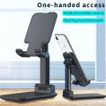 Adjustable Mobile and Tablet Holder Compact Foldable Stand for Desk Compatible with All Devices. 