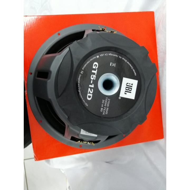 JBL GT5-12D Premium 12 inches sub woofer boombastic bass full size heavy bass