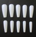 Dollar Shop 100pcs / Square / Almond / Oval / Coffin / Shape Natural & White Color Artificial Nails for girls kit Acrylic Nail Extensions Manicure Tools for Womens Extra Long Press on Nails. 