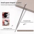 Metal Double-headed Nail Carving Rod Extension Glue Removal Stick Gel Removal Spatula Nail Polish Dipping Removal Tool CF8. 