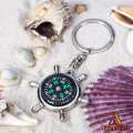 Compas Keychain, Fashion Compas Keyring, Compas with key holder for Home, Bike, Car, Bag, Purse, Wallet - Great Gift for Boys and Girls. 