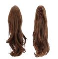 Long Straight Claw Clip On Ponytail Hair Extensions 24Inch Heat Resistant Pony Tail Hair piece For Women Daily Party. 