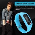 convenient Fitness Tracker Wrist Watch Pedometer Sports Step Count LCD Display Smart Bracelet Waterproof Silicone Exercise Pedometer Adult Kid Sport Supplies. 