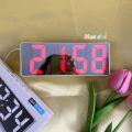 Digital Clock Rechargeable Electric USB Wall Clock. 