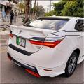 Toyota Corolla 2015-2020 Trunk TRD Spoiler (ABS Plastic) Unpainted. 