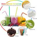 Mix Color Plastic Straw For Juice , For Bottle Birthday Party Accessories Jumbo Smoothie Straws, Colorful Disposable Wide-Mouthed Party Decoration - 100pcs. 