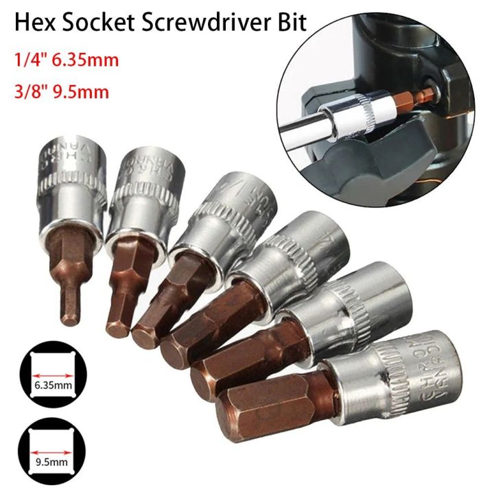 H6 Socket Bit 1Pcs Durable Hex Head Hex Socket Screwdriver Bit Spanner Driver Bit H3 ...