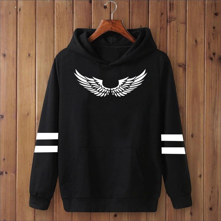 WINGS Printed winter hoodie For Men and Boys Soft and Comfortable for mens