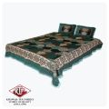 Khawaja King size double bed sheet jacquard traditional hand crafted bed set gultex style multani cotton polyester bed cover with 2 pillow covers A21. 