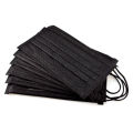 (100% - 3 Ply) Disposable Face Masks - (Black Color) - (50 Pcs)  | Good Packaging | 3   Protective Layers Surgical Face Mask - Comfortable, Soft,  Breathable. 