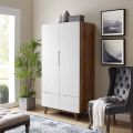 Premium Wooden Wardrobe Cupboard - Almari Closet Cabinet for Clothes. 
