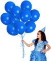 Happy birthday Decoration Set (Package Including) Happy Birthday Silver Foil Balloon Banner ,50 Latex Balloons (18blue ,18silver ,12black). 