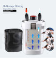 SUNSUN HW-602 HW-603 Aquarium Filter Ultra-Quiet External Aquarium Filter Bucket 220V-240V / 5W,Fish tank water purification. 