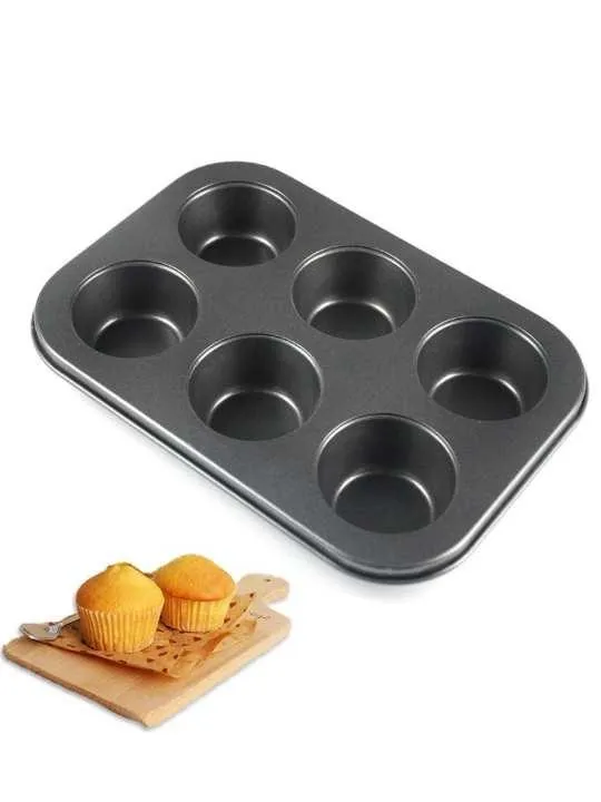 6%20Cupcake%20Muffin%20Baking%20Tray%20Non-Stick%20Mould%20with%20Baking%20Cups%20-%2050%20Pcs%20-%20Image%205