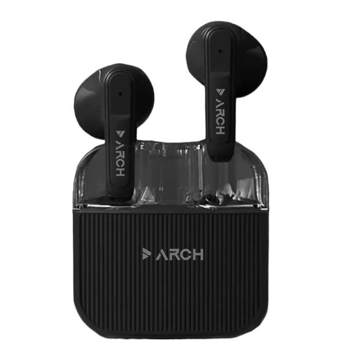 Sound Arch ARCH HERO Wireless Earbuds – Black Edition | ENC, 30 hrs Playtime ...