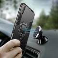 For Samsung Galaxy A70 Back Cover Military Grade Shockproof Armor Metal Ring Stand Holder Magnetic Car Mount Hard Protective Phone Case. 